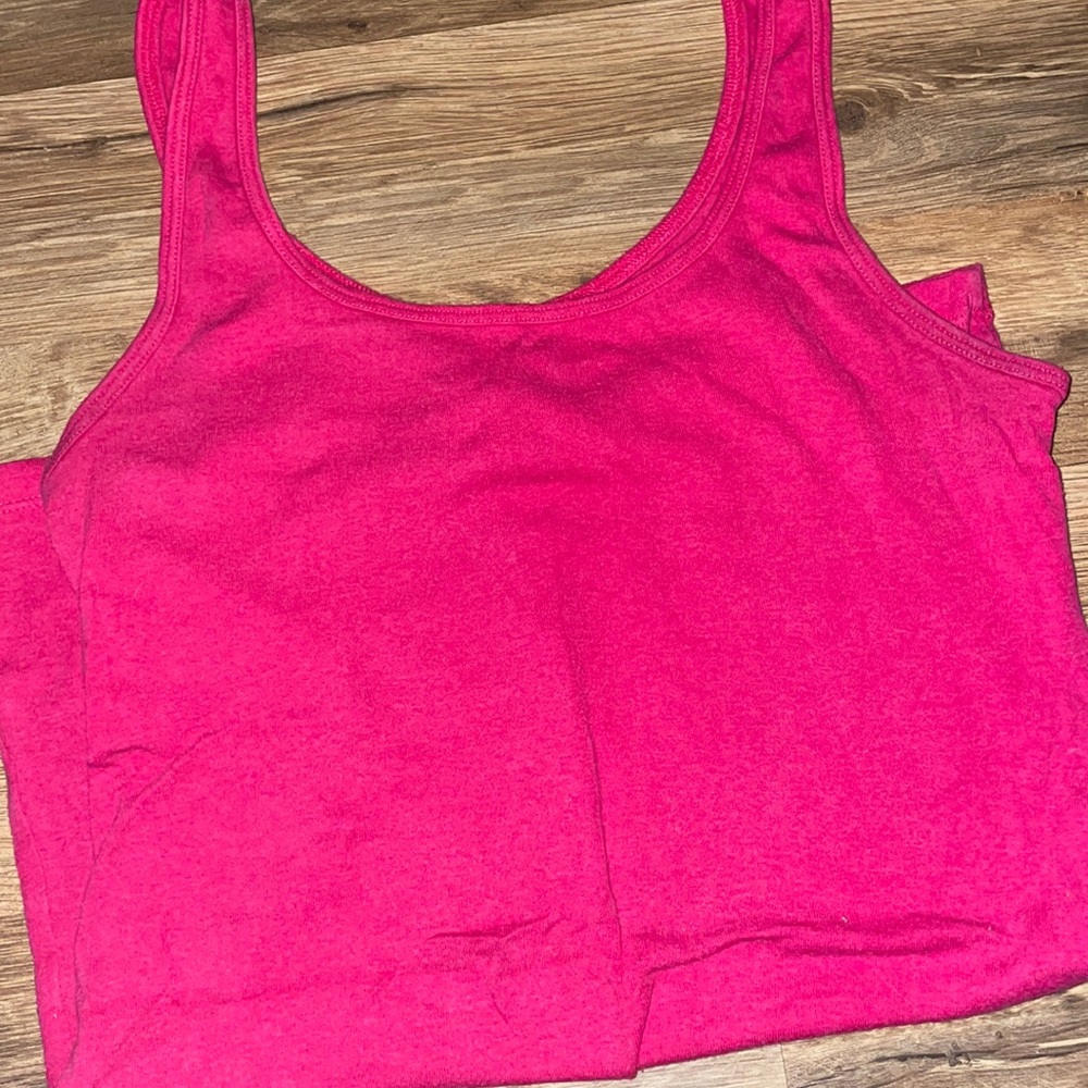 Pink tank-top